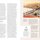 Es wird eine Strecke zwischen Grijó und Porto beschrieben, rund 15 km. Links zeigt eine Karte die Route, rechts ist ein Stadtbild von Porto.