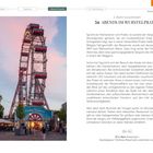 Abend-Events, 2. Bezirk (Leopoldstadt), abends im Wurstelprater. Weiter unten: U-Bahn Praterstern, Gaudegasse 1.  

Wiener Riesenrad dominiert die Szenerie bei Dämmerung. Menschen davor, bunte Beleuchtung und stimmungsvolle Atmosphäre.