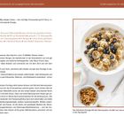 Seite 168: Gesunde Lebensweise für ein ausgeglichenes Nervensystem.
Rezept für Frühstücks-Porridge, Zutaten: Chiasamen, Haferflocken, Bananen.