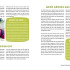 "Röhrlinge findest du zuhauf in unseren Wäldern." Zwei Absätze über Pilzesammeln. Kapitelüberschrift: "Rücksicht".