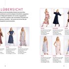 MODELLÜBERSICHT: Traummodelle, Materialbedarf, Schnittteile. Lili: Seite 38. Erin: Seite 44. Kaya: Seite 52. Delia: Seite 60.