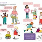Texte: "Wenn andere uns verstehen", "Mehr Verständnis für die Stärke meiner Gefühle", "Mehr Anerkennung und Rücksichtnahme im Alltag", "Zuhören, wenn ich mich erklären möchte", "Gesehen werden. Ganz genau so, wie ich eben bin", "Weniger genervte Blicke", "Nicht immer mit anderen verglichen zu werden", "Dass es den Menschen egal ist, dass ich ADHS habe", "Dass an mich geglaubt wird, auch wenn ich es manchmal selbst nicht kann", "Mir mein eigenes Tempo zu lassen", "Hilfe bei der Organisation", "Nicht angeschrien werden, wenn ich etwas vergesse", "Ernstes Interesse zeigen", "Was Menschen mit ADHS wirklich brauchen, sind Menschen, die an sie glauben – auch dann, wenn sie es selbst nicht tun.", "UND WAS WÜNSCHST DU DIR?" 

Illustration: Kinder und Erwachsene in Alltagssituationen mit verschiedenen Aktivitäten.
