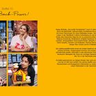 Staffel 10 Volle Back-Power! Vier Personen in einer Backstube, zwei mit Schürzen, zwei mit Gebäck. Text über Jubiläumsstaffel.