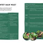 "WANN ERNTET MAN WAS? ES WIRD GEERNTET! Pflanzentabellen mit Erntebedingungen und -methoden, diverse Gemüsesorten."