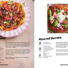 Links ist das Rezept für "Pizza Arianna", rechts für "Pizza mit Burrata". Beide Rezepte sind für 4 Personen.