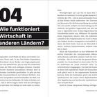 Seite 47 und 48 von Stiftung Warentest. Titel: "Wie funktioniert Wirtschaft in anderen Ländern?" Text über Finanzkrise 2008.