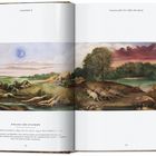 Kapitel II. "Jurassic Life of Europe" zeigt Dinosaurier in einer malerischen Landschaft bei Dämmerung.