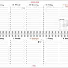 Kalender für KW 17 und 18, April/Mai 2027. Feiertage: Maifeiertag, Christi Himmelfahrt, Muttertag. Zitat: Früher war alles leichter. Illustration: Maus.