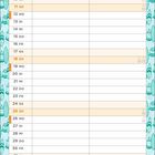 Kalender für Juli, Wochentage und -nummern aufgelistet. Unten Minions in Sommerkleidung mit Schwimmring und Handtuch.