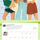 TAUSCHPARTY! Feiere eine Tauschparty mit deinen Herzensmenschen. Drei Frauen, stilvoll gekleidet, lächeln.