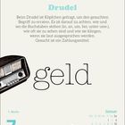 "Drudel: Bei Drudel ist Köpfchen gefragt...(Zahlungsmittel). 'geld'. Januar, 7, Donnerstag. Illustration: Altes Radio."