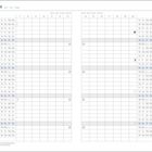 Kalenderseite Juni, mehrsprachige Wochentage, Feiertage: 02.06. Festa della Repubblica, 21.06. Sommeranfang.