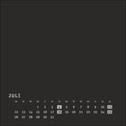 Kalender für Juli, Tage von Mo bis So aufgelistet, spezieller Fokus auf den 4., 11., 18. und 25.