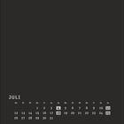 Kalender für Juli, Wochen: Mo-So, Tage: 1-31, hervorgehoben: 4, 11, 18, 25.