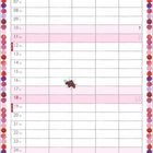 Kalenderseite für Juli. Oben steht "Name". Ein Bienen- und Marienkäfer-Motiv, Sonnenblume unten rechts. Bunt umrandet.