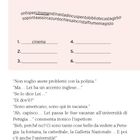 "Esercizio 8: Lessico. Was gibt es alles in einer Stadt?" Wörterkette mit Lücken zum Ausfüllen. Dialog mit Polizist. S. 99.