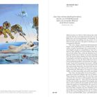 SALVADOR DALÍ  
1904-1989  
Zitat: „Eines Tages wird man offiziell zugeben müssen...“.  
Links ein surrealistisches Gemälde. Rechts Text über Dalís Werk und Stil.