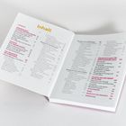 Text: Vorwort, Einführung, Pilates an der Wand, Die Grundlagen, Die Übungen, Inhaltsverzeichnis einer Broschüre.