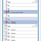 Mai 2027 Kalender. Gemälde von Carl Larsson zeigt ein Mädchen in einem Garten mit Blumen und einem Stock in der Hand.