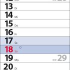 Kalender für Juli 2027. Tage und Wochenenden in Schwarz und Rot. Wochenzahlen 27 bis 30, Mondphasen-Symbole.