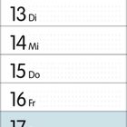 Kalenderseite: Juli 2027. Oben ein Segelboot auf welligem Wasser. Links Daten und Wochentage in Spalten.