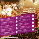 "Die Marco Polo Bucketlist", "Das musst du in Mailand und der Lombardei erlebt haben", gelbe Opernhauskulisse mit Zuschauern.