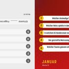 1. Boxer mit Spitzname "The Lion"?
2. Heinz im Krimi "Das Halstuch"?
3. Gefängnis von "El Chapo"?
4. Matrosenpulli-Designer?
5. Radfahrer Fausto?
JANUAR, 6, Mittwoch, Woche 01.