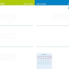 Kalender mit Tagen vom 28. Dezember 2026 bis 3. Januar 2027. Silvester am 31. Dezember, Neujahr am 1. Januar.