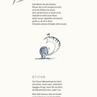 "Der verstimmte Elefant. Jede Mücke hat den kleinen Rüssel ... Schwäche seinem Schöpfer übel nimmt. Stiche. Von Dürers ..."  
Illustrationen von Mücke und Elefant.