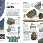 Schmucksteine: Lapislazuli, Türkis, Achat, Jade. Verschiedene Mineralien beschrieben. Abbildungen und Eigenschaften erläutert.