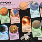 Foto-Quiz: Teste dein Weltraumwissen. Zehn Bildausschnitte und Hinweise, um Himmelsobjekte zu identifizieren.