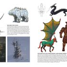 Texte: "Das Reich des Chaos", "Vom Tabletop zum Computerspiel und wieder zurück". Illustrationen von Kreaturen und Kriegern.