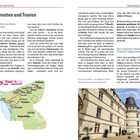 **Reiserouten und Touren. Tour 1: Von Schloss zu Schloss ans Meer (5 Tage).** Karte: Strecke von Blois über Orléans bis La Rochelle.