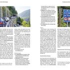 124: Praktische Reisetipps. Viel los: Anfahrt zum See über den Splügenpass an der Schweizer Grenze. 125: Verkehrsschilderfoto.