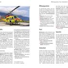 Notfälle, Öffnungszeiten, Post, Sicherheit, Sprache. Texte über Notrufnummern, Kartensperrung, Postamt, wichtige Telefonnummern.
