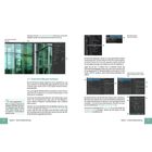 Es werden Exportoptionen für Bildbearbeitung beschrieben. Kleine Screenshots zeigen Softwareoptionen und eine bearbeitete Fotografie.