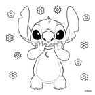 Illustration eines cartoonartigen Wesens mit großen Ohren, umgeben von stilisierten Blumen. Es schaut überrascht.