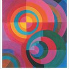 Text: Juli 1 2 3 4 5 6 7 8 9 10 11 12 13 14 15 16 17 18 19 20 21 22 23 24 25 26 27 28 29 30 31.

Eine bunte Illustration mit konzentrischen Kreisen.