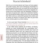 Seite 22: Woche 3, Was ist Schönheit? Text beschreibt das Thema Selbstwahrnehmung und Schönheitsindustrie. Einheit 1.
