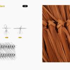 "Thatching in Palma Sará: Schritte 5a bis 6 mit Illustrationen, Tipps zum Befestigen von Blättern, Detailaufnahme der Technik."