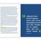 Zitat von Thomas Arnold: »Künstliche Intelligenz« wird auf alles draufgeklatscht, um zu sagen: Wow, das ist total super.
