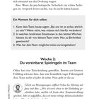 Ein Moment für dich selbst: Fragen zur Ehrlichkeit im Team. Woche 2: Du vereinbarst Spielregeln im Team. Oskar trifft Entscheidungen.