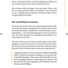 Kapitel 1 beschreibt die unsichtbare Ursache körperlicher Probleme, trotz intensiven Trainings. Dreizehn Operationen.