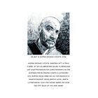 Text über Andrea Grosso Ciponte, kalabrischer Künstler. Illustration: Ein Mann mit Bart und Glatze schaut ernst.