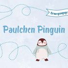 Paulchen Pinguin: Bewegungsgeschichte für Kinder mit Anweisungen zum Nachmachen. Winterliche Gestaltung mit Schneeflocken.