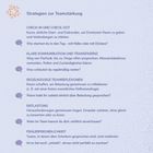 Strategien zur Teamstärkung, Check-in, Kommunikation, Reflexionen, Entlastung, Fehlerfreundlichkeit. Piktogramm eines Sterns.