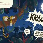 Im Gefühlsdschungel ist Ruhe. "KRÄÄÄH!", "Psst, Ruhe!", "Wie soll man denn bei so einem Lärm schlafen?" Leopard schläft.