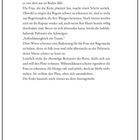 Seite einer Geschichte. Text: Frau mit Kette, Regen, Polizistin spricht: „Seifenblasengleich ein Traum.“ Seitenzahl: 16.