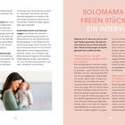 SOLOMAMA AUS FREIEN STÜCKEN – EIN INTERVIEW. Stefanie ist 47 Jahre alt und kürzlich Mutter geworden. Fotografie: Frau hält Baby.