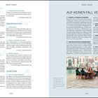 Shopping, Ausgehen, Übernachten. Besondere Orte: Kaffeehaus Gerbeaud, Szimpla Kert, A38. Bild: Personen in einem Thermalbad.